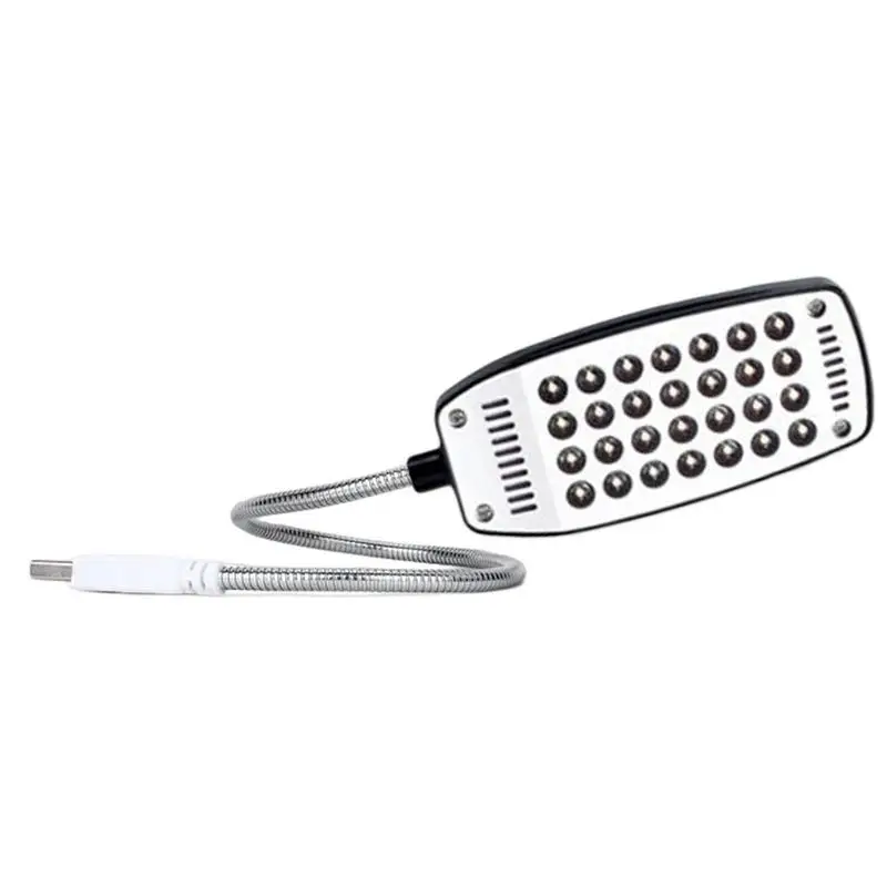 

USB-светильник для чтения для ноутбука, лампа на гусиную шею с 28 светодиодами, ночник для гостиной, спальни, кабинета, офиса, общежития