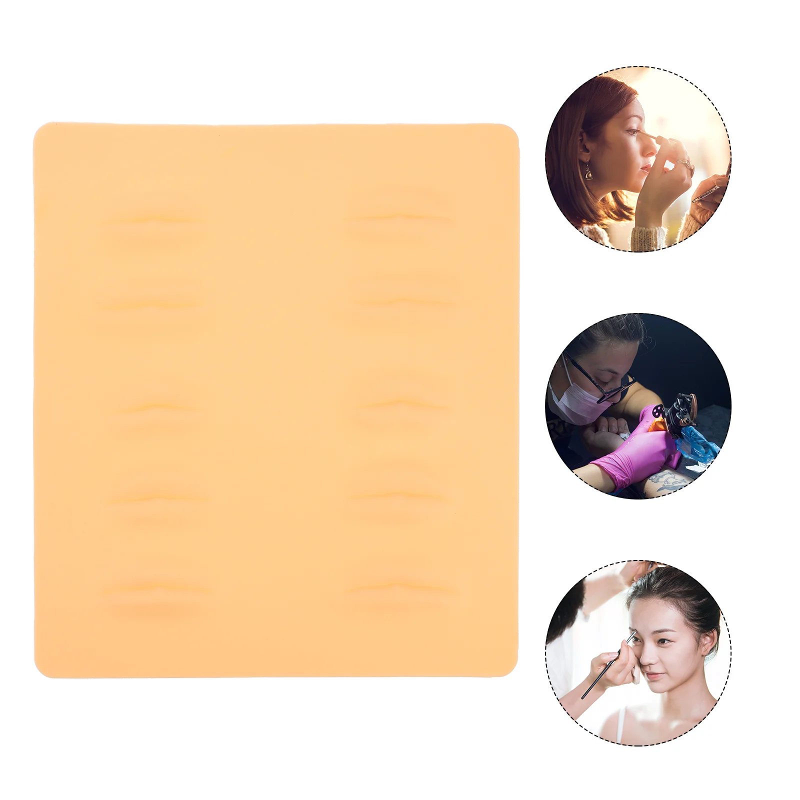 

2 шт., силиконовые накладки на кожу лица