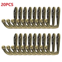 new 1020pcs wall mounted hook single robe coat hat holder key hanger with 40 pieces screws home storage hook organize