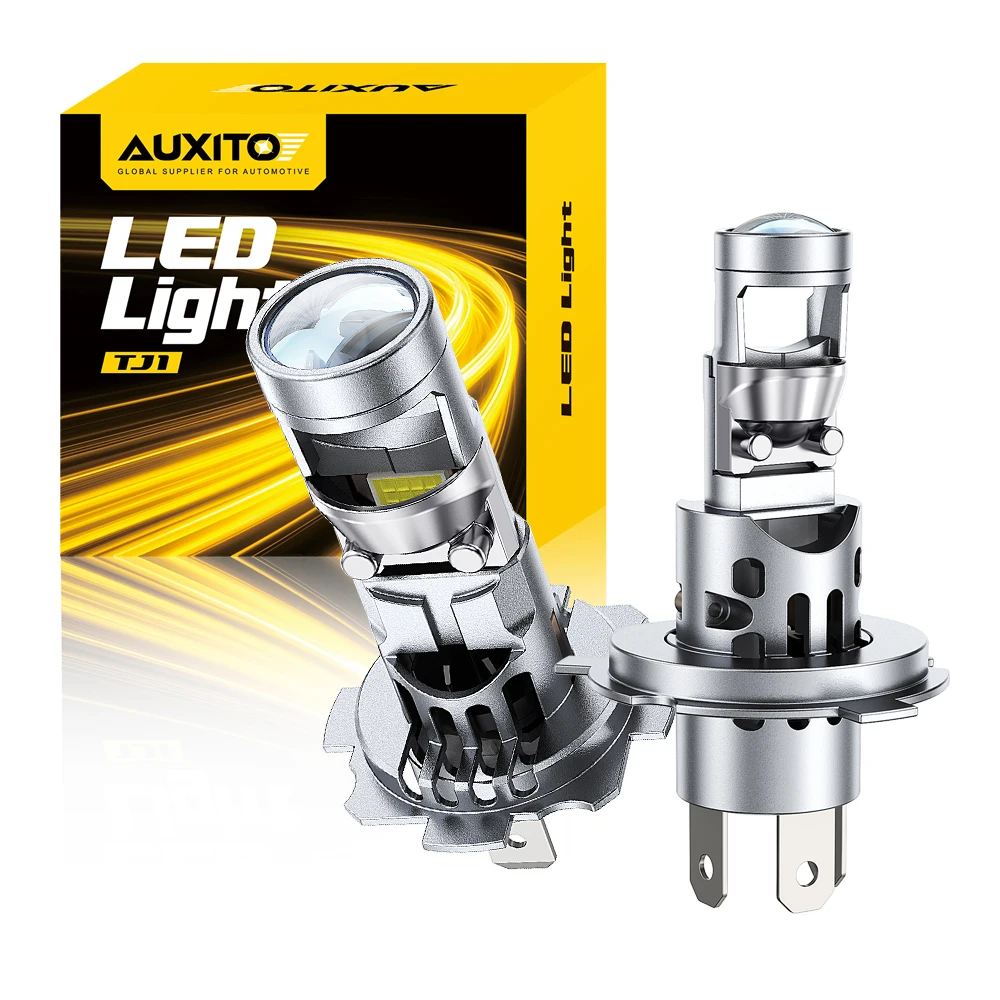 

AUXITO 2 шт. 20000LM 80 Вт H4 Светодиодная лампа для проектора с вентилятором Turbo H7 Светодиодная лампа Canbus 9003 Hi/Lo Beam Фара 12 В Белый