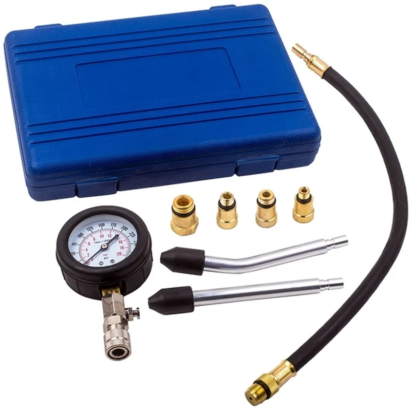 

Engine Cylinder Compression Pressure Tester Gauge Test Kit