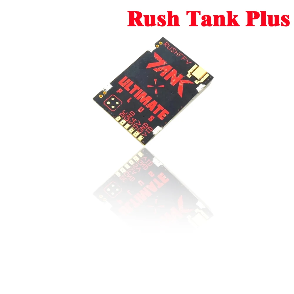 

RUSH Tank Plus Ultimate VTX 5.8G 37ch/48ch 800mW 2-8S Smart Audio Video Transmitter AGC MIC Rush Cherry Antenna for FPV Racing