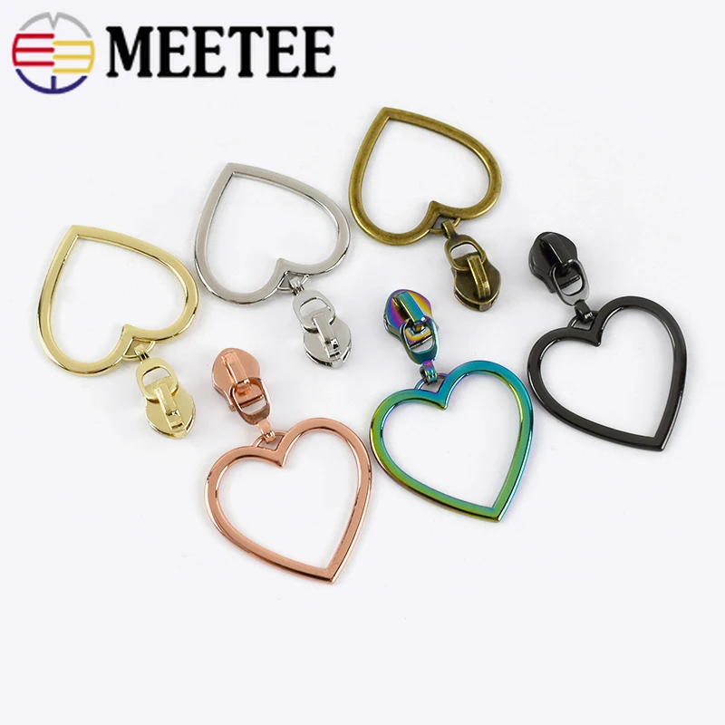 

10/20/50Pcs Meetee 5# Zipper Sliders For Nylon Zippers Cloth Zip Head Zips Repair Kits DIY Sewing Replacement Hardware Accessory
