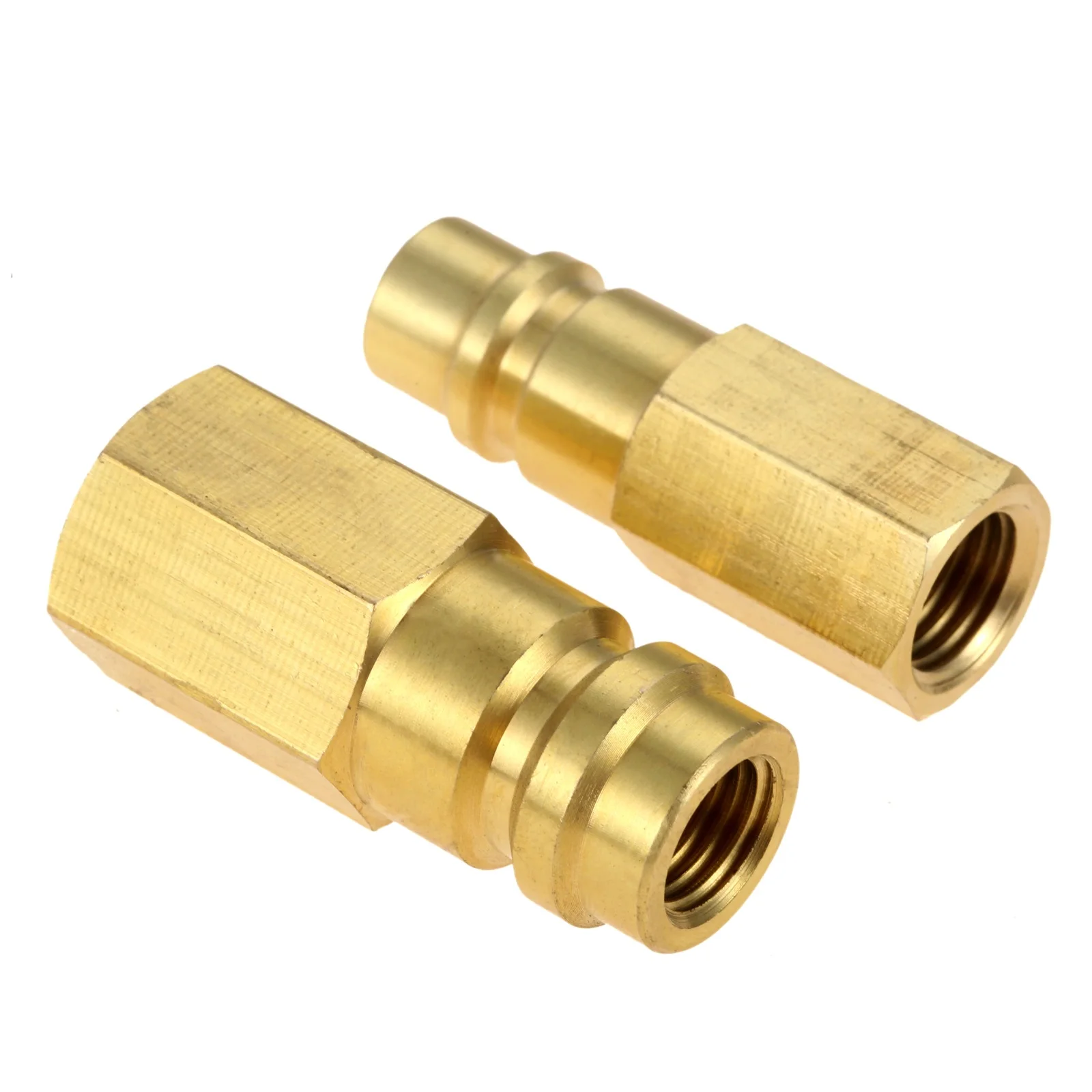 

R12 R22 R502 To R134A Low/High Side Conversion Adapter 1/4" SAE (7/16"-20 Thread) Port for Car AC System Brass Alloy