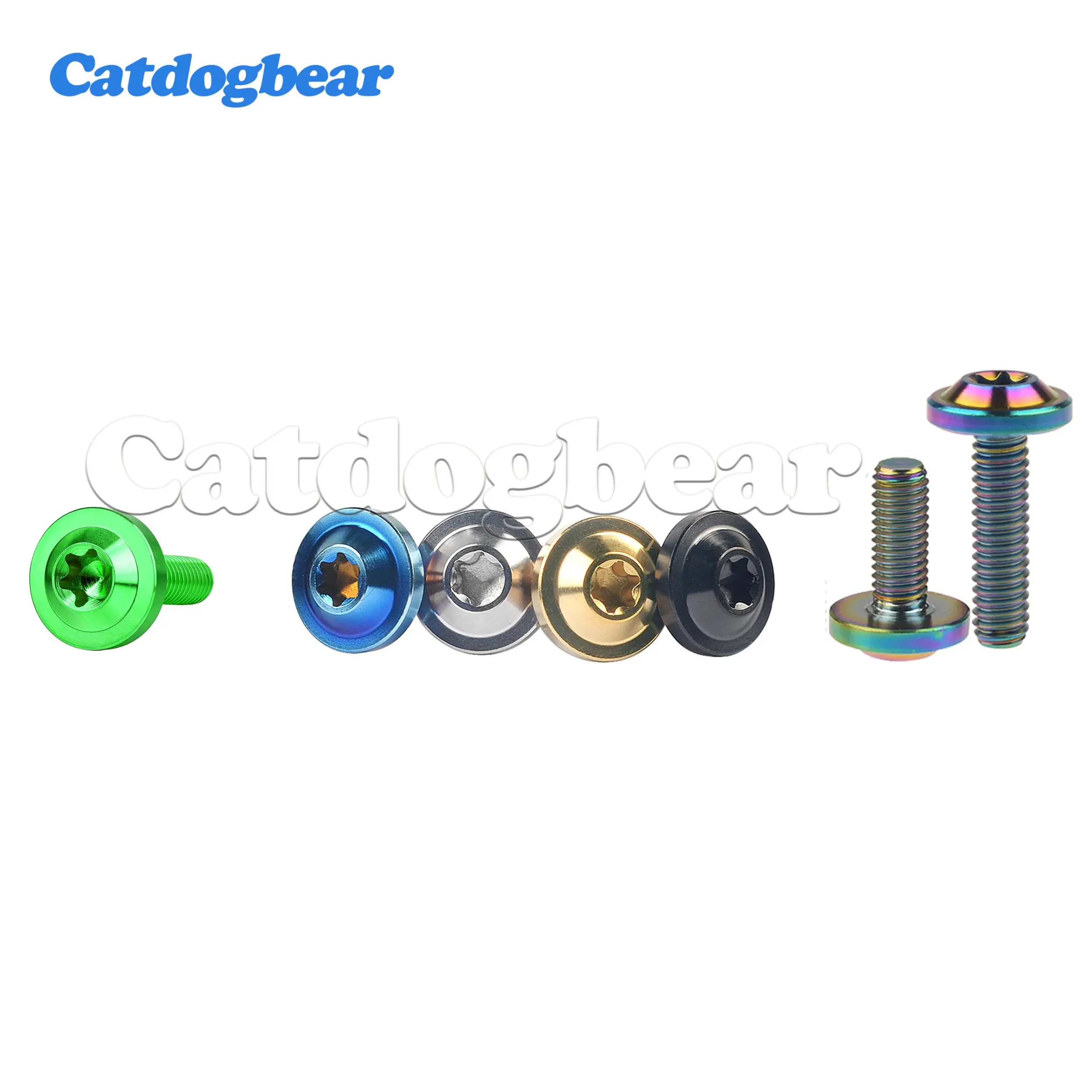 Catdogbear 4 шт. титановых болта M4x10 15 20 25 30 мм с головкой Torx, титановые винты для вилок мотоциклов, крепежные элементы. (art.: 3920dcf6655da) - 3920dcf6655da