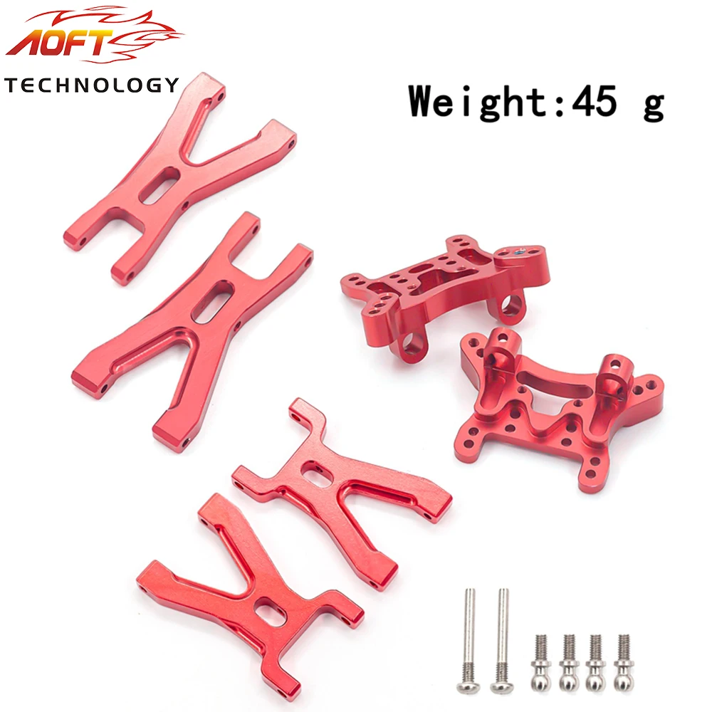 

Передние и задние амортизаторы с комплектом для модернизации передних и задних поворотных рычагов для WLtoys 1/18 A959 A949 A969 A979 K929 Радиоуправляемый автомобиль