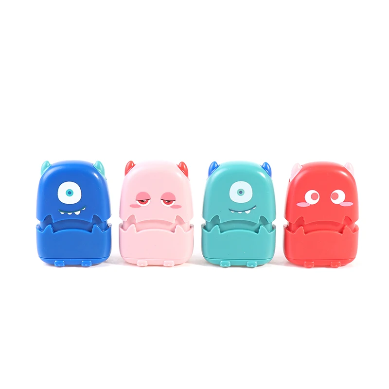 

Baby Name Stamp Custom-made DIY Gift for Children Seal Student Clothes Chapter Not Easy to Fade Security Cute Monsters Toy