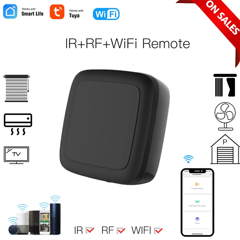 

Aubess Tuya WiFi IR Remote Control For Air Conditioner TV Smart Home Infrared Universal Remote Controller For Alexa Google Home