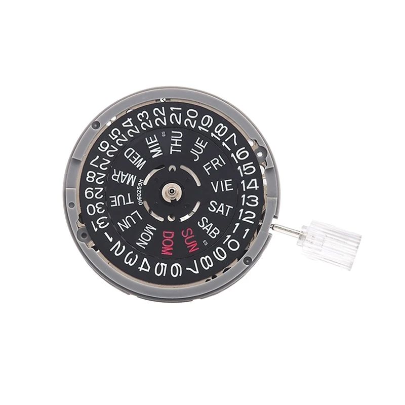 Часы наручные NH36/NH36A с двойным календарем автоматические механические 3 часовыми