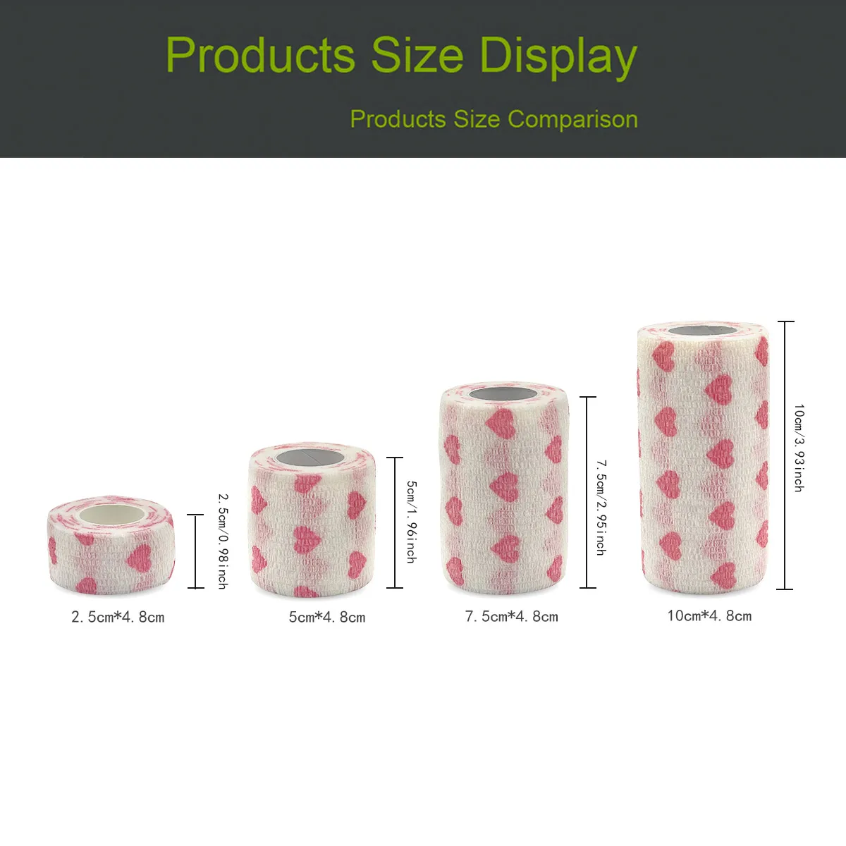 Бинт Медицинский самоклеящийся эластичный 4 5 м с принтом 1 шт. | Спорт и