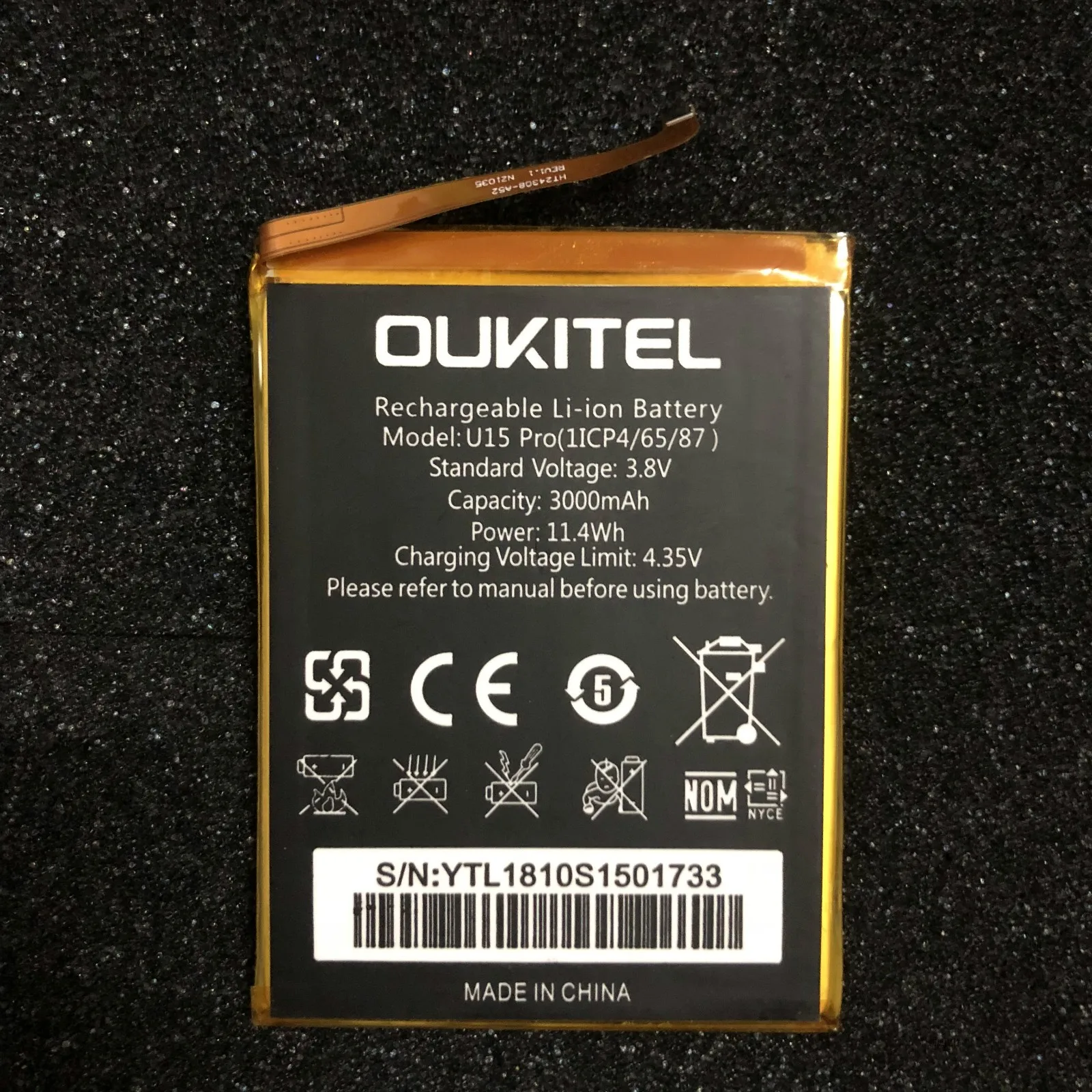 

For Oukitel Oukel K10000 Pro U15 Pro U20 plus Battery Mobile Phone Battery