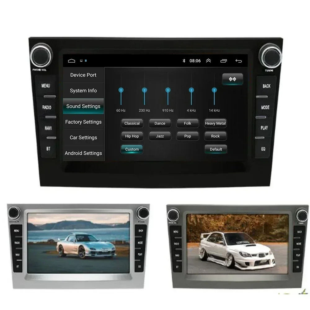 Автомобильный радиоприемник 2 din Android 13 8G 128G с экраном для Opel Vauxhall Astra Antara Meriva Vivaro