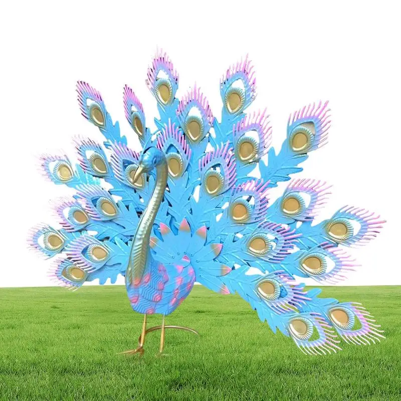 

Искусство в саду, птичьи павлины, металлический уличный декор, реалистичное украшение в виде животного, декоративное металлическое искусство для патио, газона, сада, двора