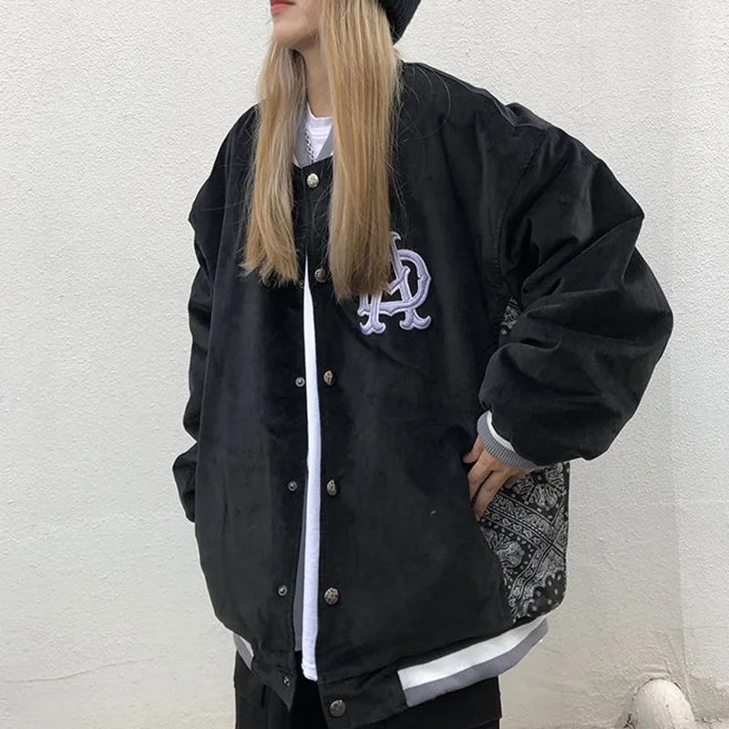

Женская куртка-бомбер в стиле хип-хоп с буквенным принтом, куртки в стиле пэчворк с цветными блоками, женская уличная одежда в стиле Харадзюку, мужские бейсбольные куртки унисекс, 2023