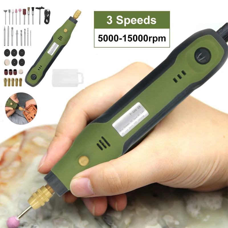 

Мини-шлифовальный станок с USB-зарядкой и регулировкой скорости