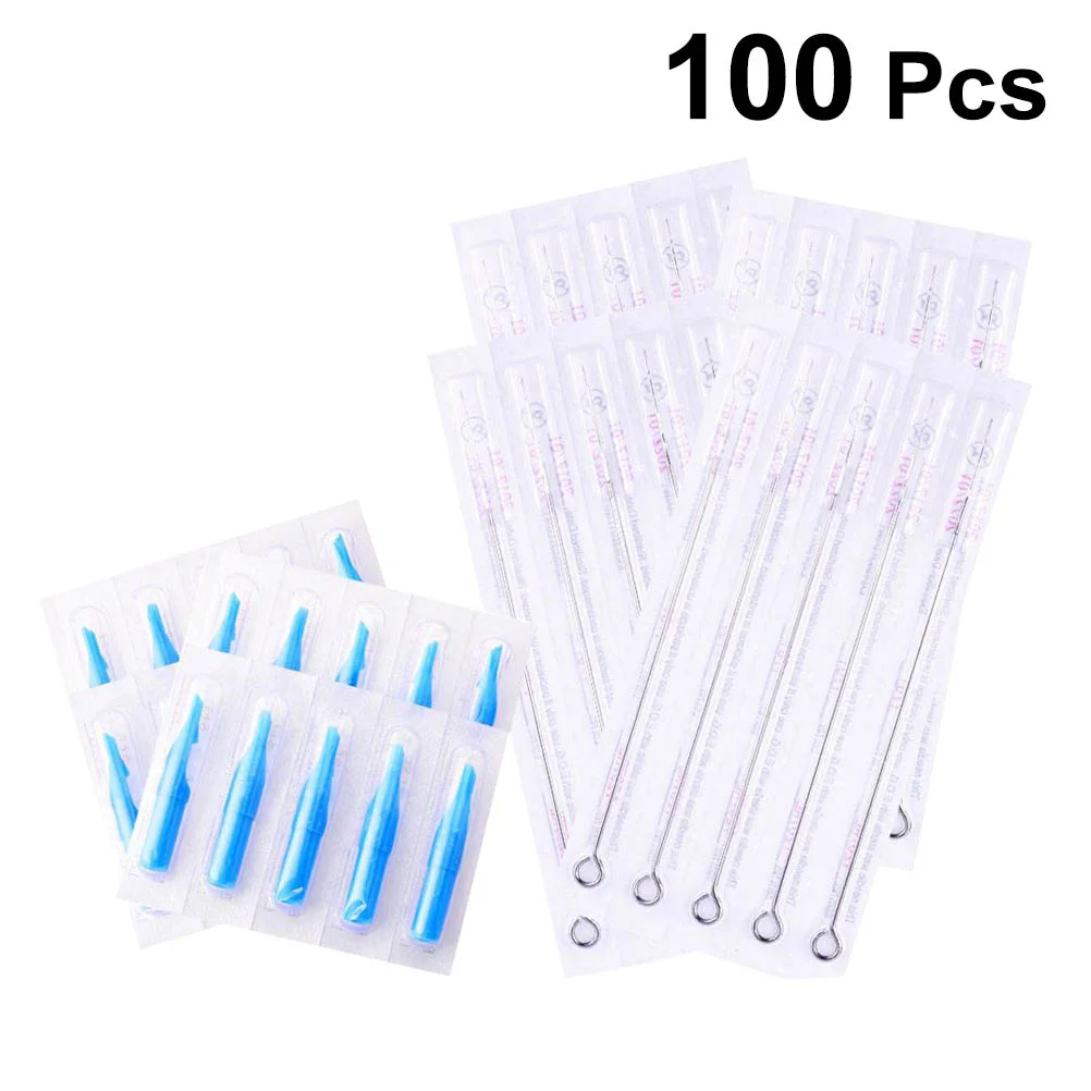 

100pcs and Tips Sterile Tattoo Tool Supplies for Salon