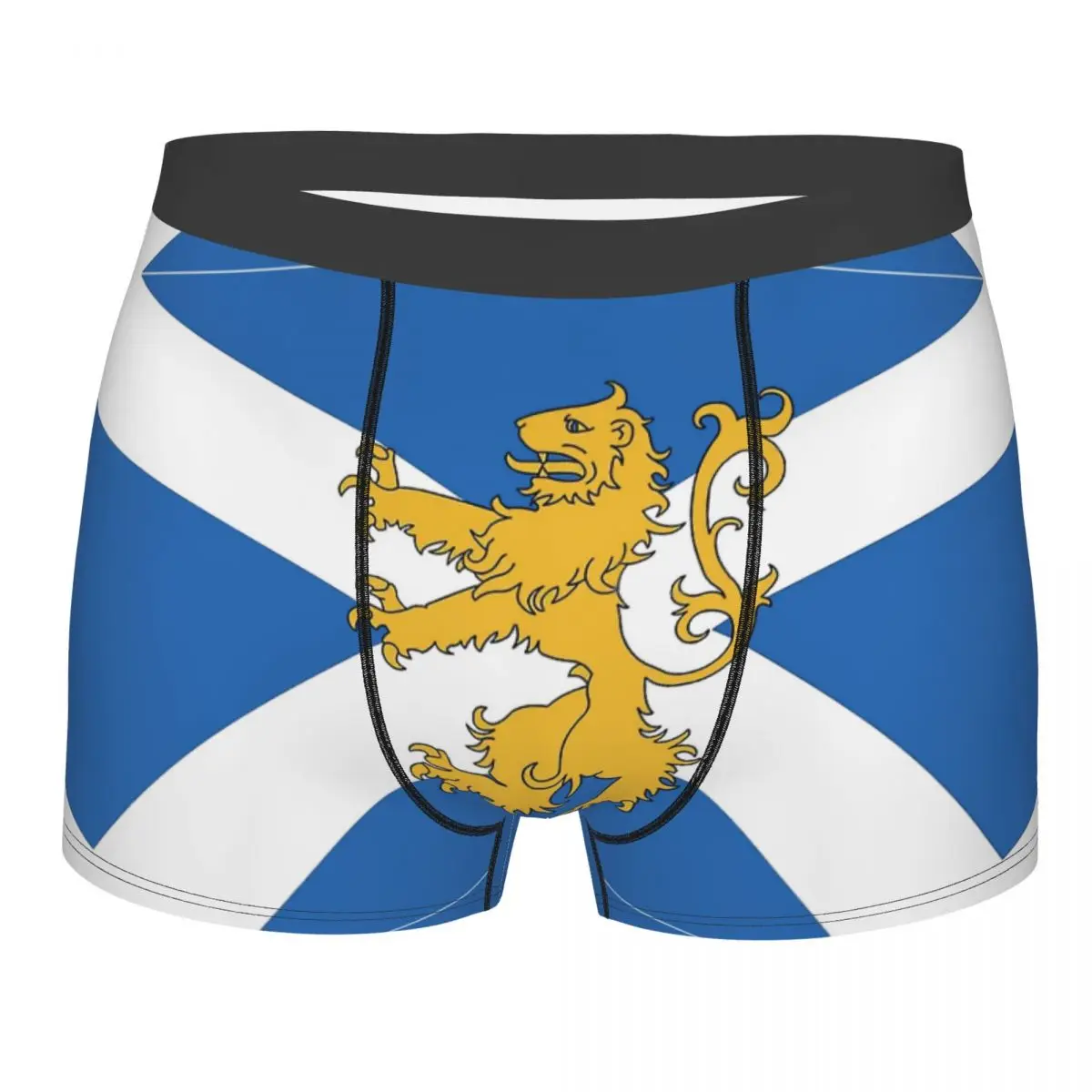

Scottish Lion National Flag Underpants Cotton Panties Man Underwear Print Shorts Boxer Briefs