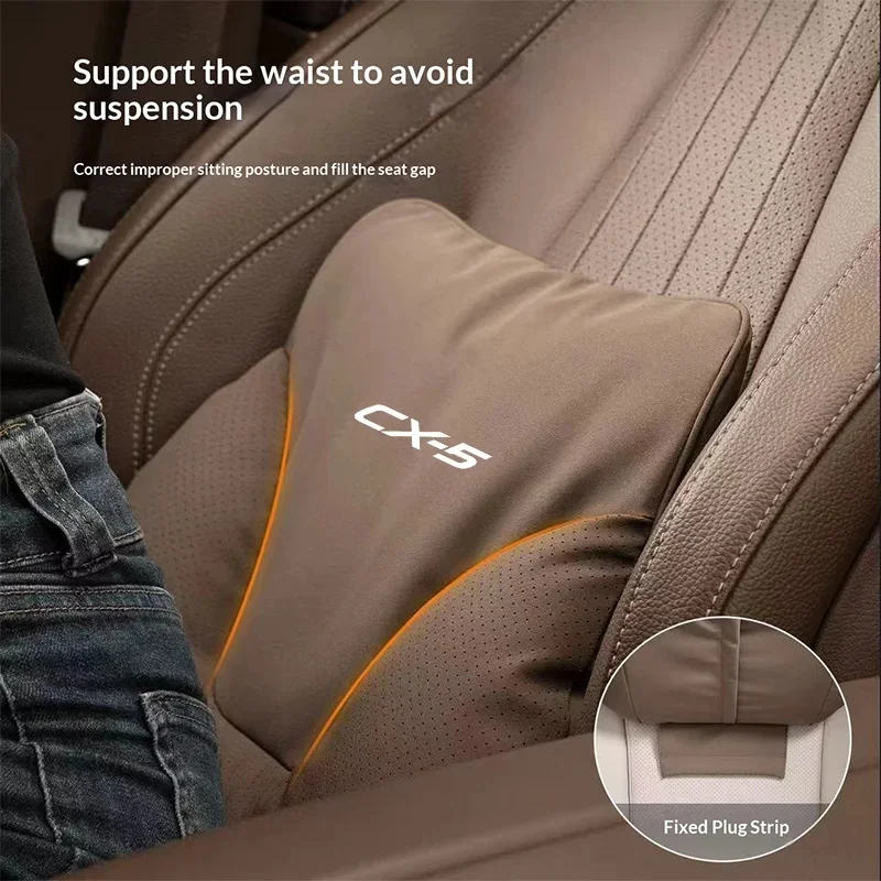Фото Подушка для подголовника и поясничной опоры для автомобиля Mazda CX-5 Skyactiv, мягкая подушка для шеи, аксессуары для интерьера автомобиля №1
