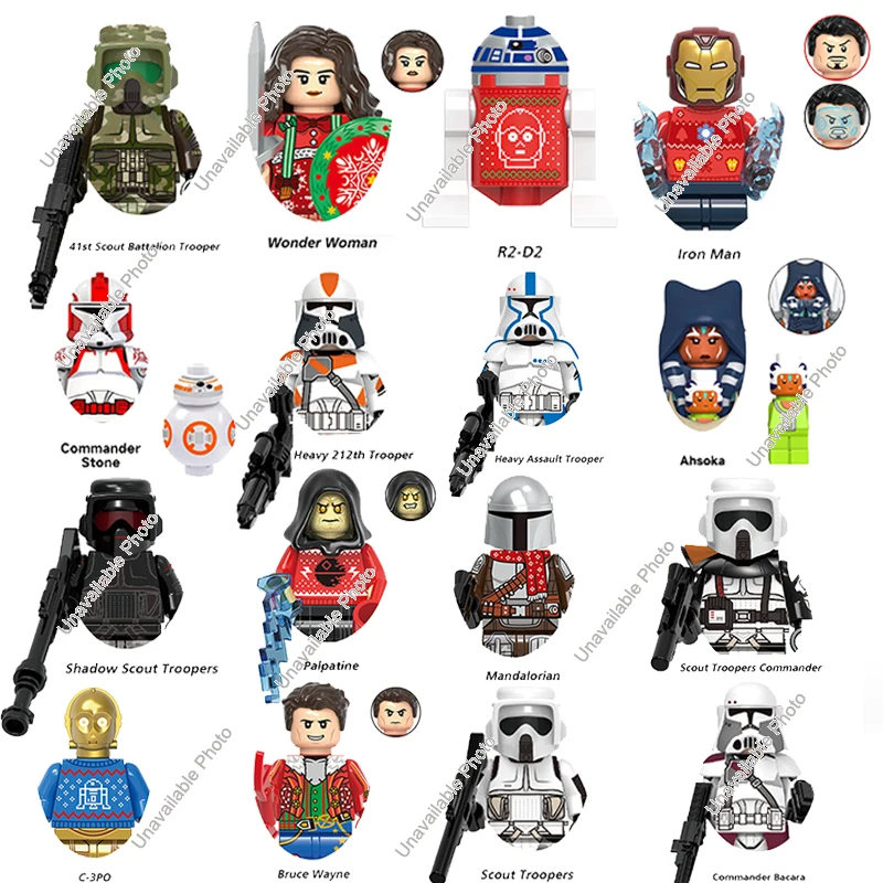 

Bandai Commander, копия Бакара, солдаты, строительные блоки, разведчик, солдатик, пальпатин, Brue, Уэйн, бриллиантовые фигурки, рождественские игрушки