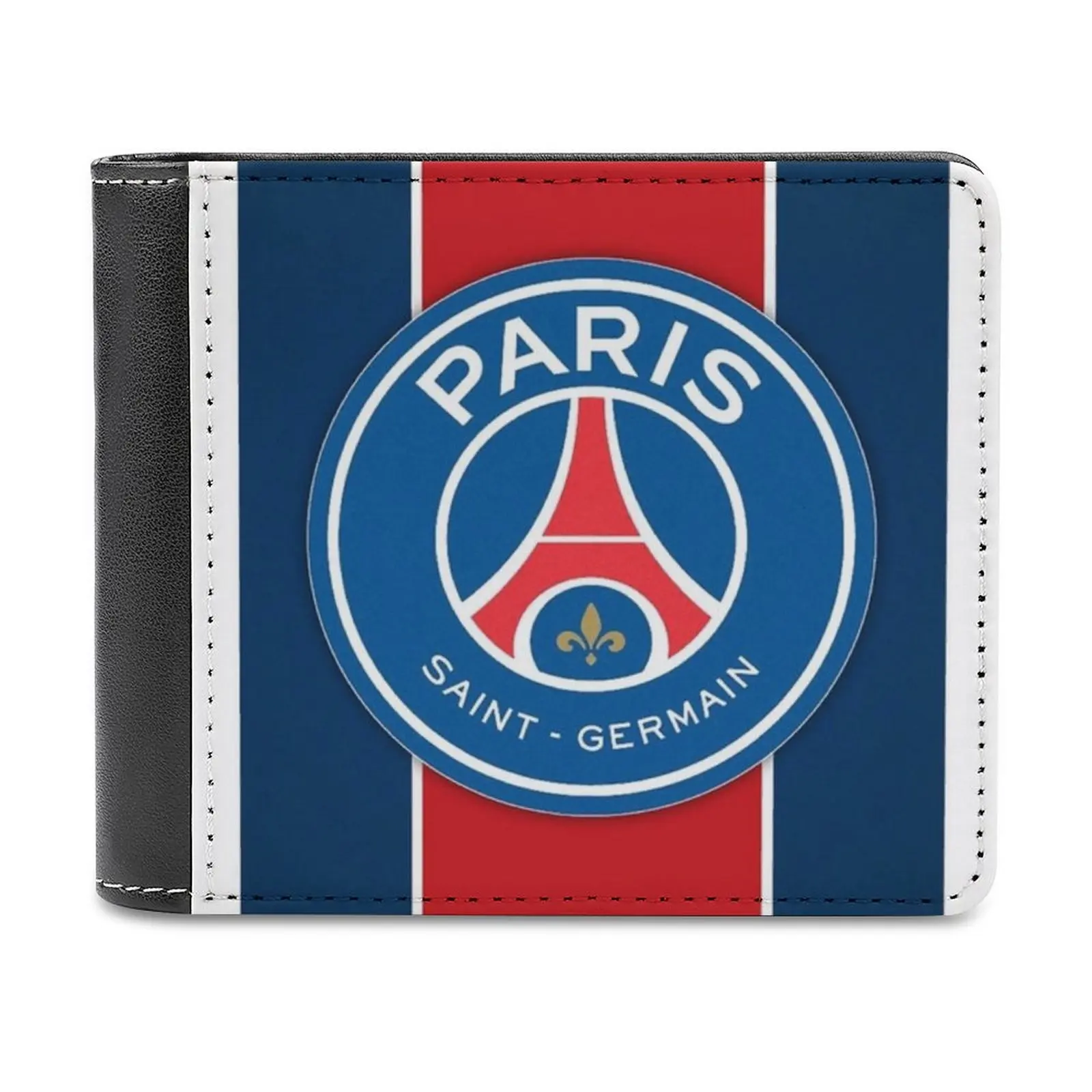 

Paris St Germain Leather Wallets Men Wallet Credit Business Card Holders High Quality Wallet Paris France Soccer Logo Sports