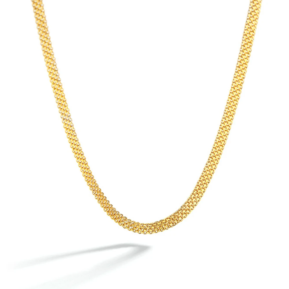 

WPB S925 Sterling Silver Necklaces Womens Necklaces Braided Chains Luxury Jewelry Ladies Holiday Gifts Girls Wedding Trend New