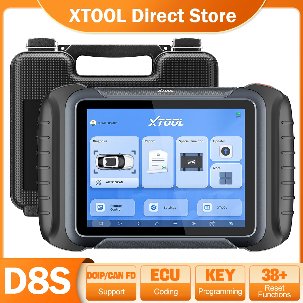 XTOOL D8S Полные Системные Диагностические Инструменты Обновление D7S Автомобильный