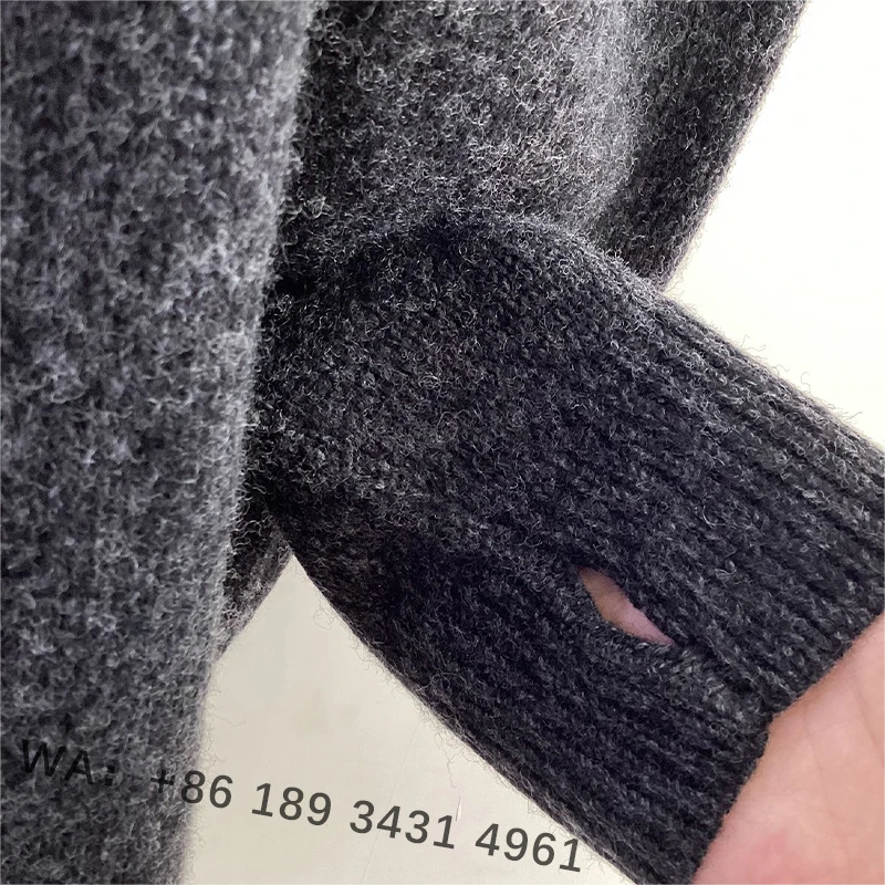 Zadig повседневные свитера женские шикарные кашемировые с вышивкой нитью круглым