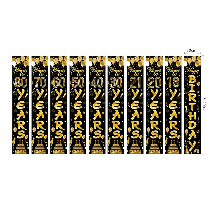 Подвесные флаги на первый день рождения праздничные украшения дверные занавески