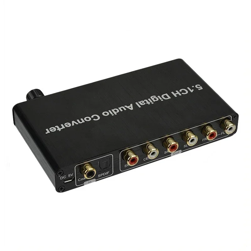 5.1 аудио цифровой звуковой декодер конвертер SPDIF в 5.1CH адаптер совместимый с