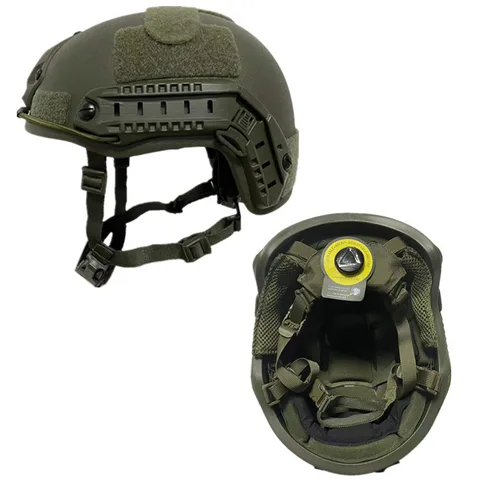 Casque tactique balistique High Cut Kevla Casque balistique de haute qualité Nij IIIA Fast Wendy's Suspension Pad Ballitics Casque
