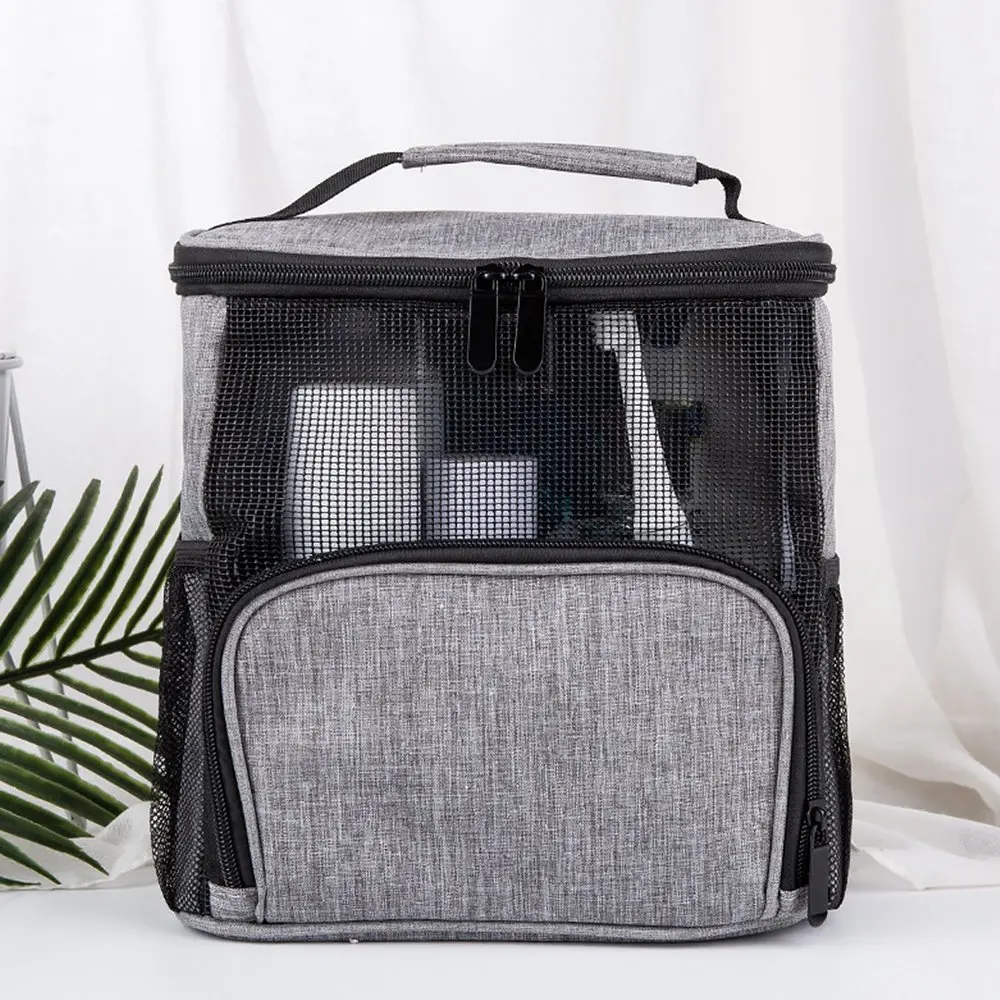 

Travel Mesh Shower Caddy Wash Bag Hanging Tote Organizer Toiletry Bags,travel Size Toiletries Men Women Kit Bag with Hook Hanger