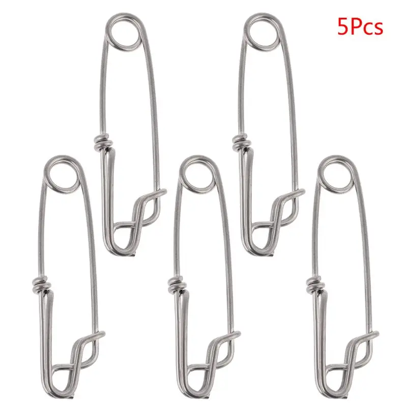 5 шт./упак. длинные зажимы из нержавеющей стали защелкивающиеся Вертлюги |