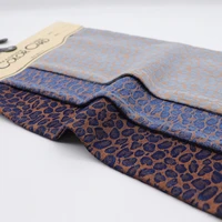 high quality jacquard leopard print stretch denim handmade diy coats short skirts pants boots sewing decorative accessories lace