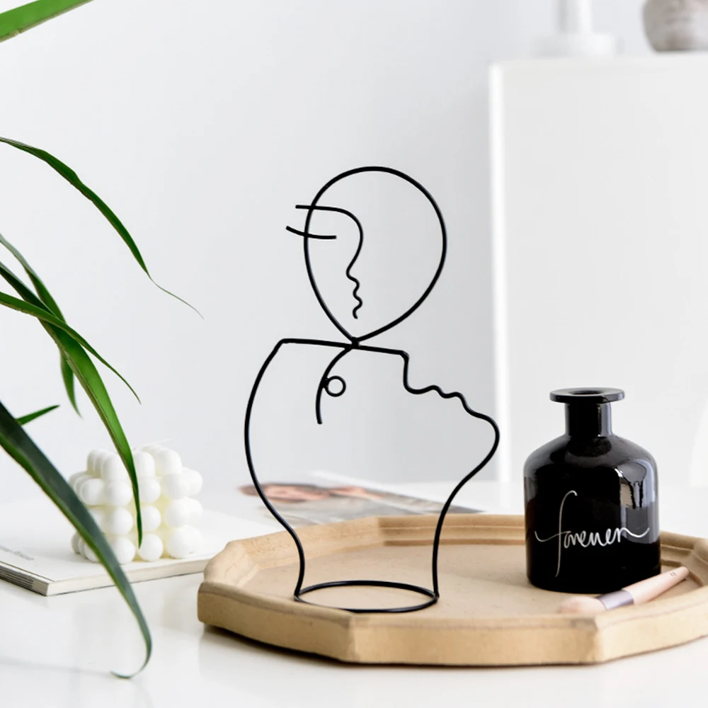 Абстрактный персонаж скульптура художественный декор скандинавские