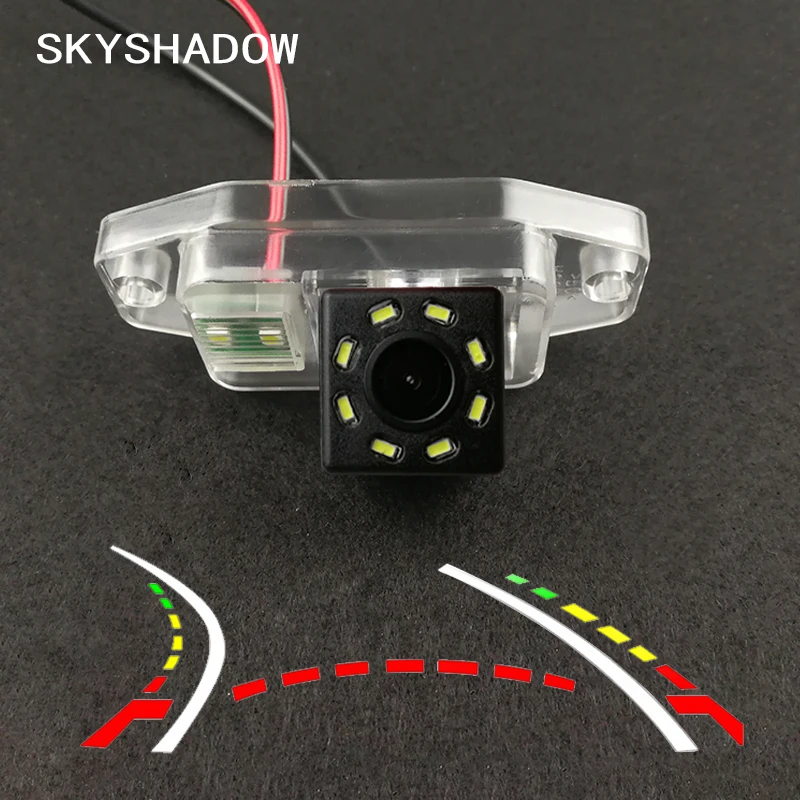 Беспроводная Автомобильная ПЗС-камера заднего вида рыбий глаз 8 12 светодиодов
