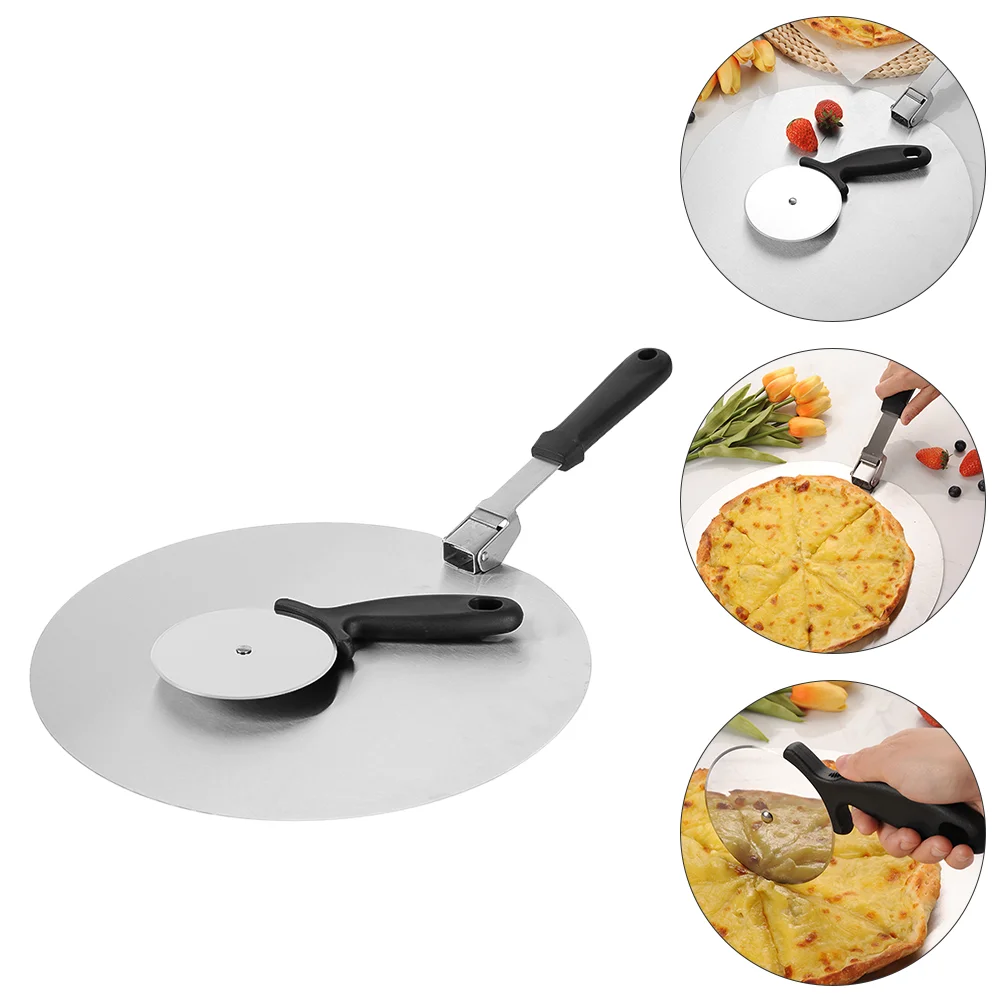

1 Set Stainless Steel Pizza Cutter Wheel Pizza Slicer with Pizza Shovel