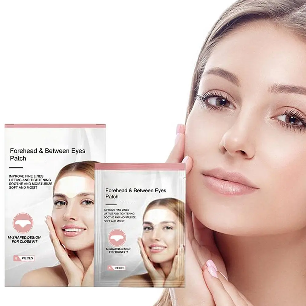 Противо морщин пластырь на лбу гелевая маска для удаления линии лба укрепляющая