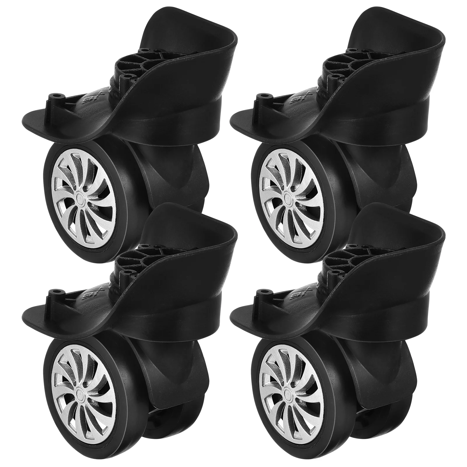 4 Pcs Furniture Wheels Storage Box Pulley Casters Furniture Caster Wheels Suitcase Bearing Wheel Swivel Suitcase Spare Wheels