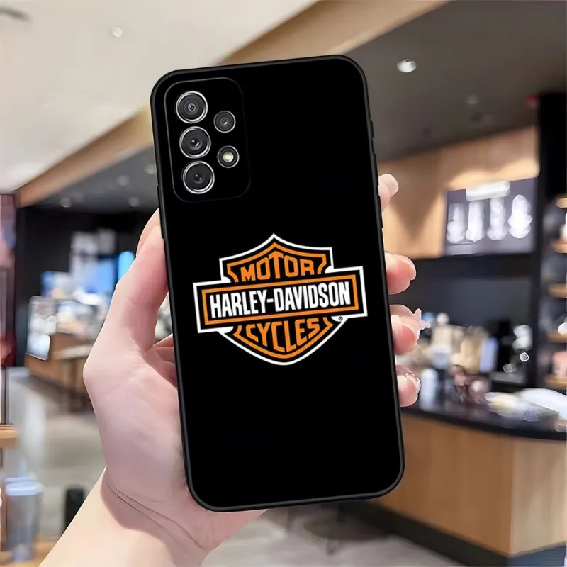 Motorcycle Harleys Davidsons Phone Case For Samsung Note 20 9 8 10 Pro Plus Ultra M20 M31 M30s M40 M80s M10 J7 J6 Back Covers