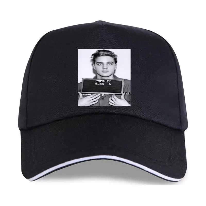 

new cap hat Elvis Aaron Presley Mugshot King Of Rock 80' Prison Men Women Unisex Baseball Cap 20 High Quality