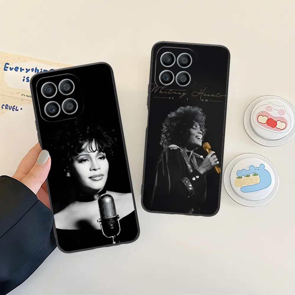 Фото Чехол для телефона Whitney Houston для Honor 90 80 70 60 50 30 20 10 9 8 7 Pro S SE Lite 5G, мягкий противоударный чехол из ТПУ №2