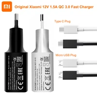 original xiaomi mi8 qc 3 0 18w eu wall fast charger micro usb type c for xiaomi redmi note 7 8 pro k20 pro mi 8 9 se mi9 lite