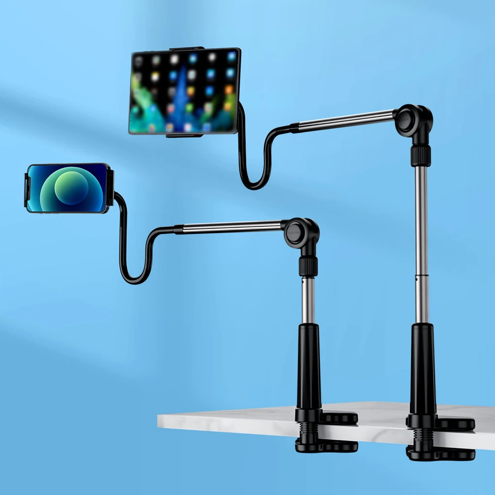 

Universal Mobile Phone Holder Home Office Hotel Flexible Tablet Bracket Bedroom Desktop Headboard Cellphone Clip