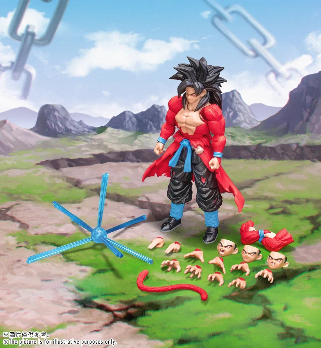 В наличии: Фигурка Dragon Ball Demoniacal Fit DF SHF SSJ4 Goku Untamed Power -Time Ranger- (модель, подарок) (art.: 3920da16b19ef) - 3920da16b19ef