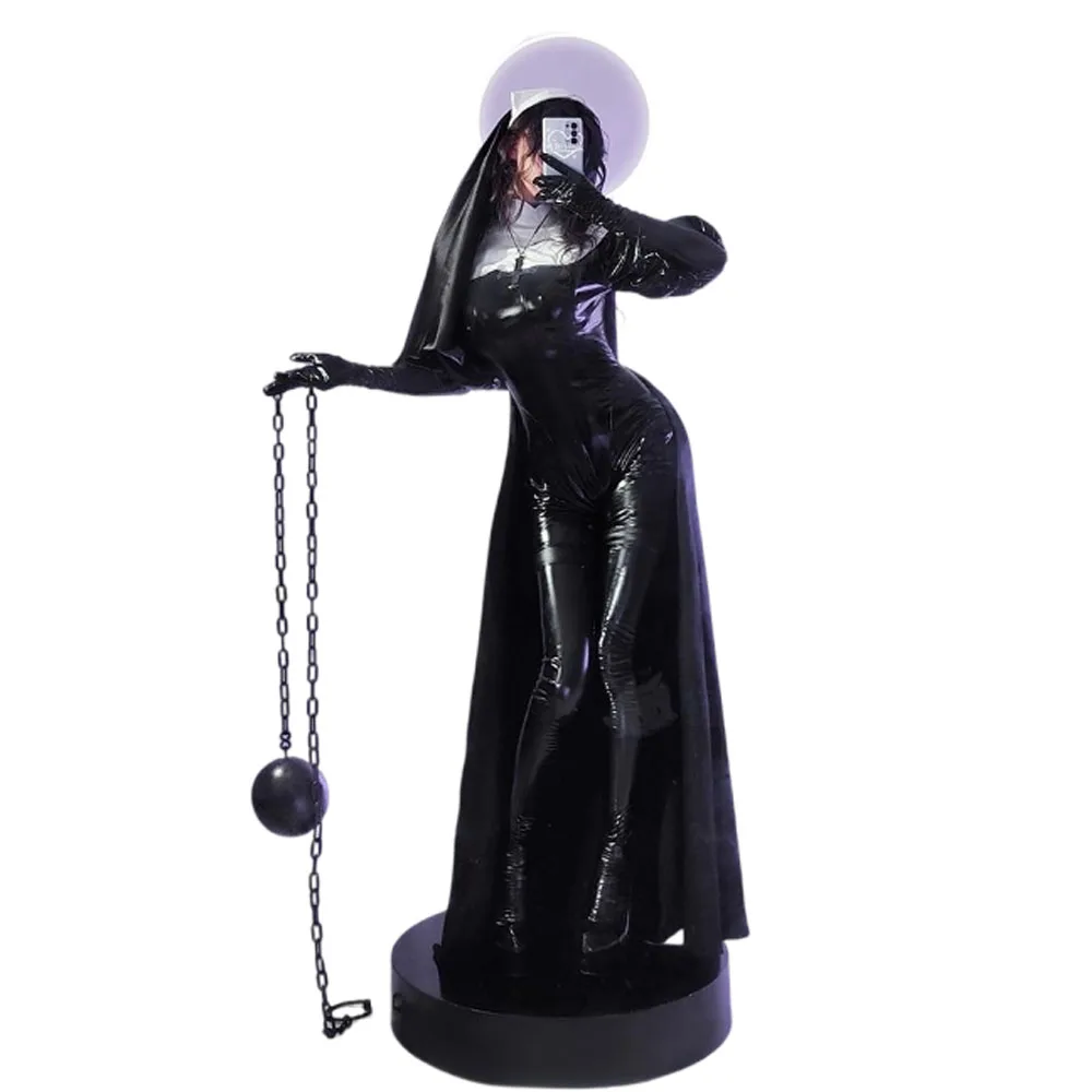 AGCOS оригинальный дизайн Chowbie Nun косплей костюм женские комбинезоны из