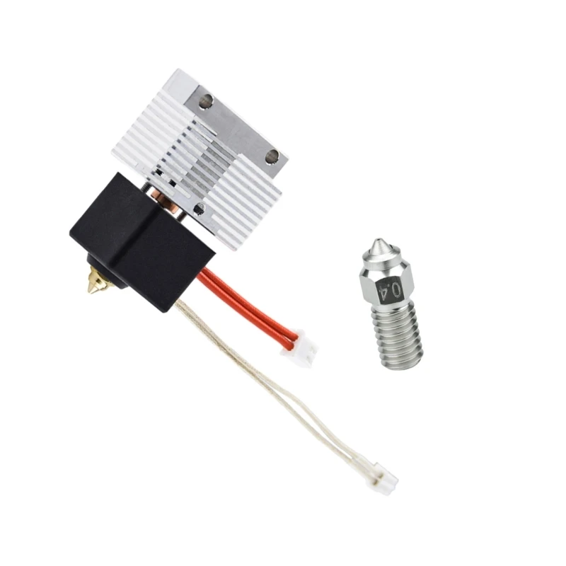 

Printer Hotend for Neptune 4/4Pro 3D Printing Smooth Pipe, 0.4 Brass Nozzle