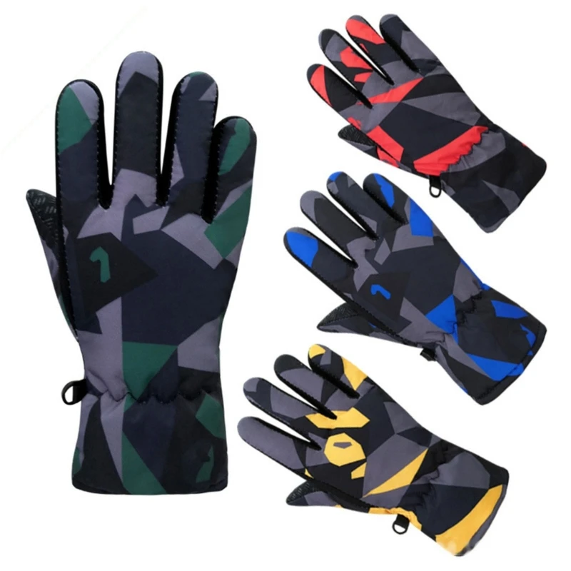 

Winter Warm Gloves Thermal Windproof Ski Gloves for Cold Weather Men Women Waterproof Snow Gloves Boys Girls Gifts A2UB