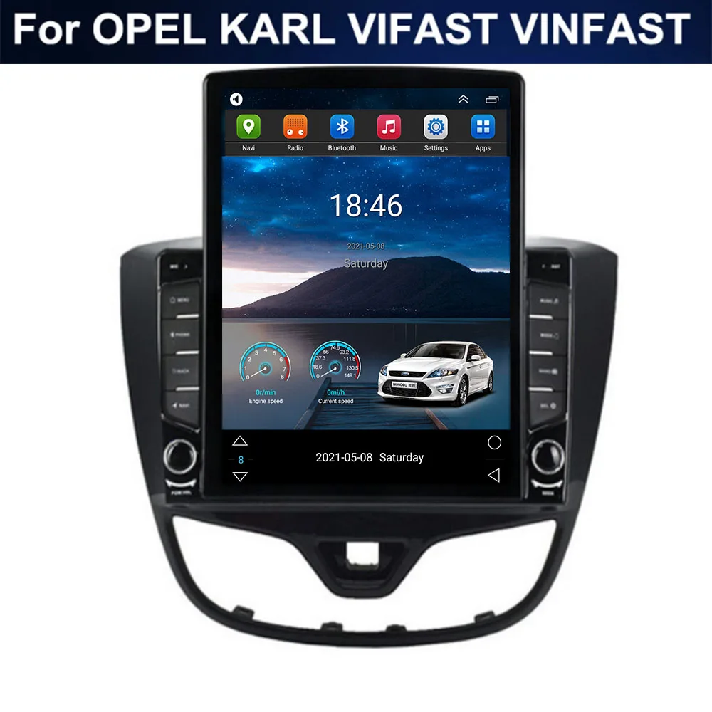 

Car Radio For OPEL KARL VIFAST VINFAST Car GPS Navigaton Video Multimedia Player Tesla 2din Vertical Screen