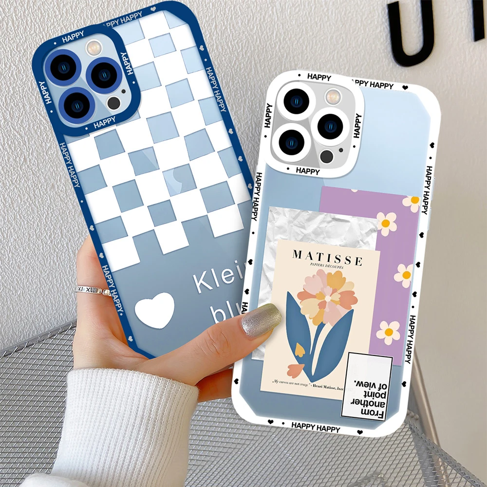 

Cartoon Bear Case For IPhone 13 12 Mini 11 Pro Max XS X XR 7 8 Plus SE 2022 2020 Transparent Soft TPU Protection Shell