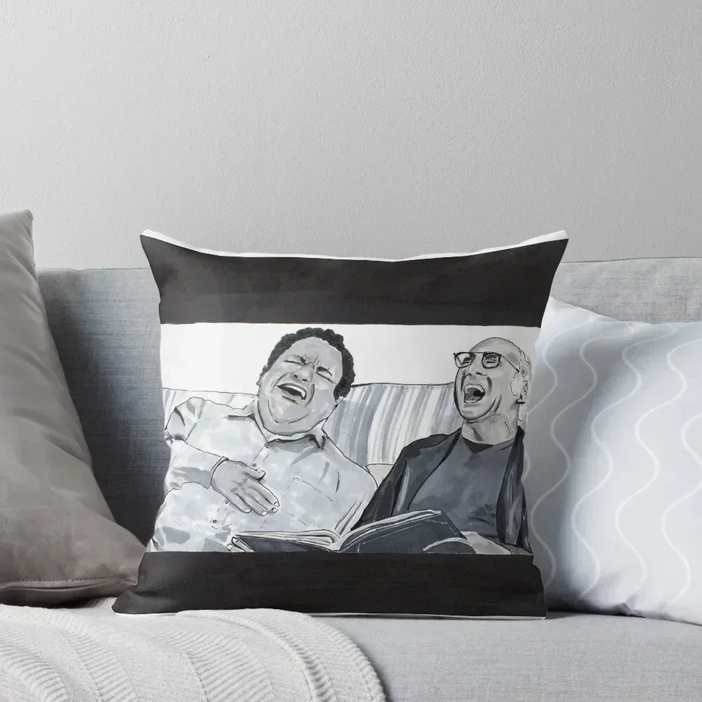 Борьба свой энтузизм Ларри Дэвид и Джефф Гарлин Декоративная подушка